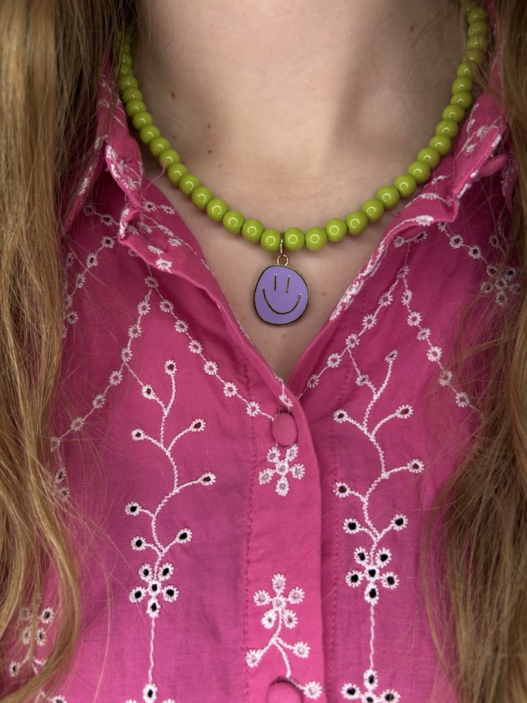 Madelief ketting groen - 8mm €12,50 Madelief ketting groen - 8mm