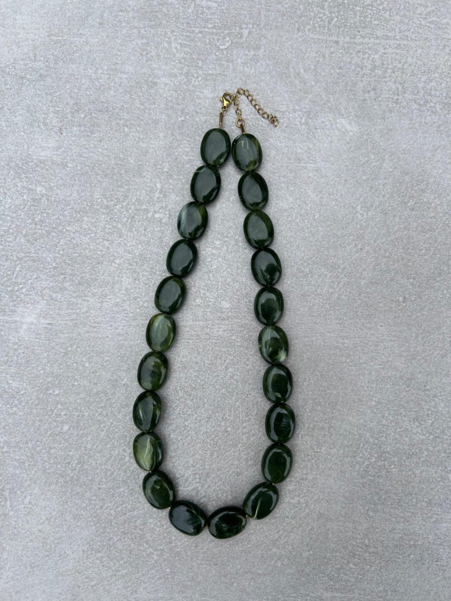 Ketting maan - groen €12,50 Ketting maan - groen