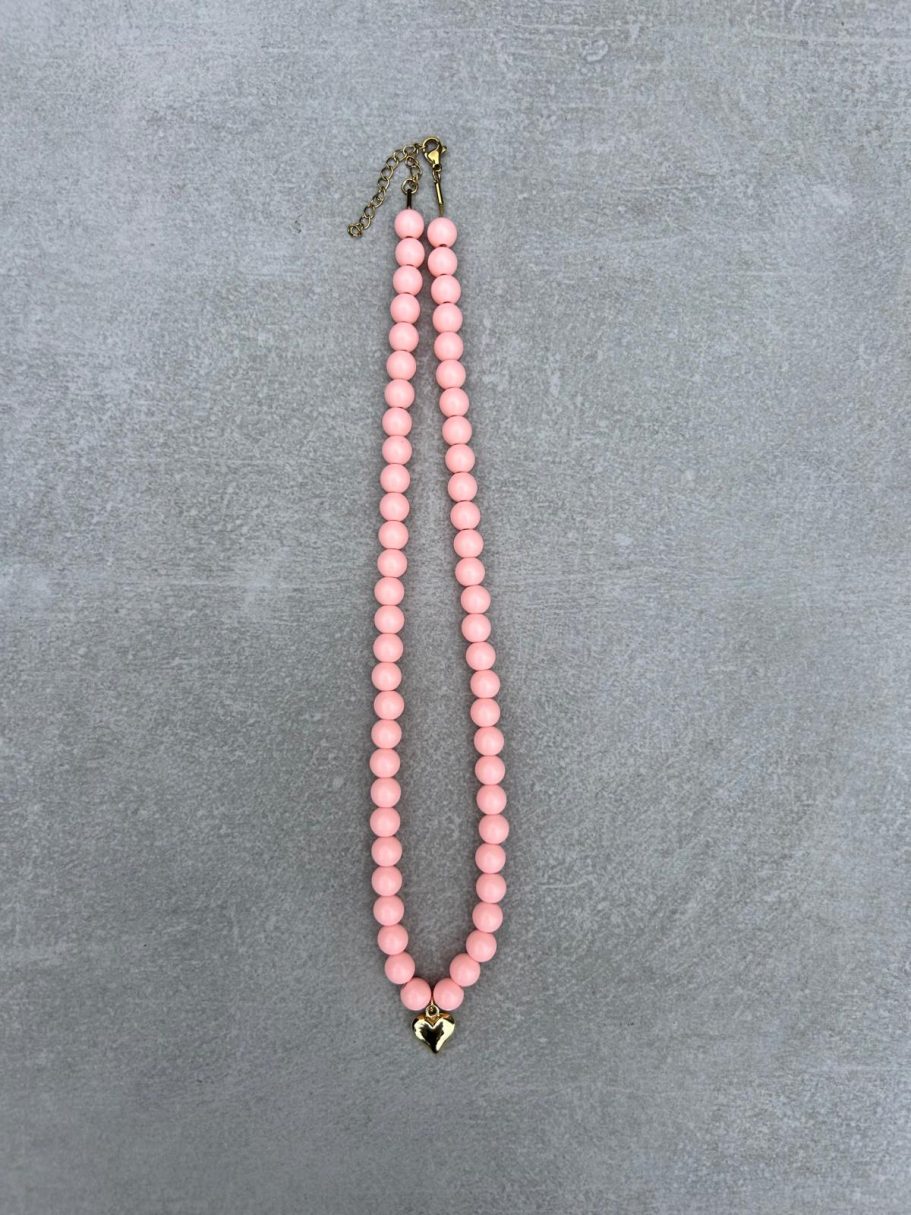 Ketting basic 8mm - lichtroze €12,50,- Ketting basic 8mm - lichtroze