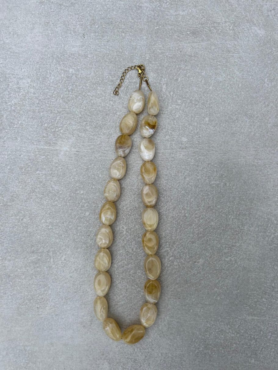 Ketting maan - beige €12,50 Ketting maan - beige
