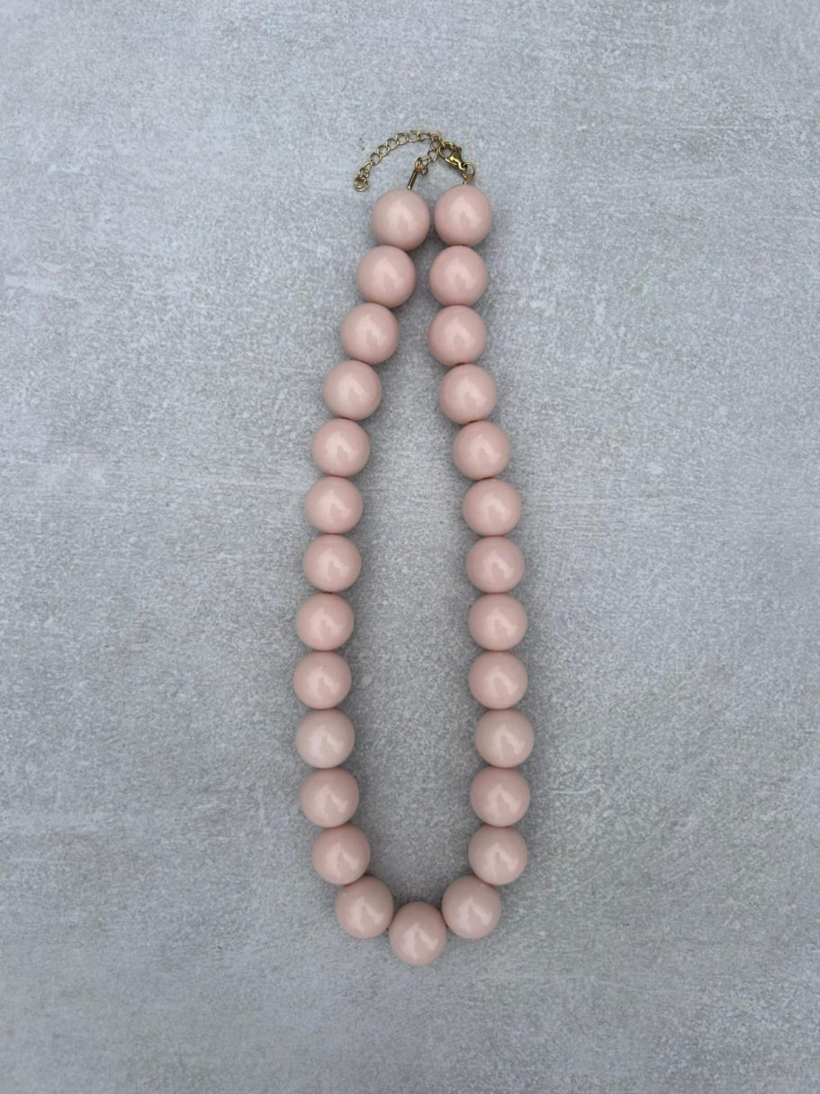 Candy ketting M 16mm- beige €12,50 Candy ketting M 16mm- beige