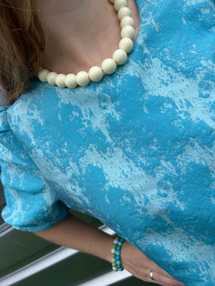 Candy ketting L 18mm- creme €12,50 Candy ketting L 18mm- creme