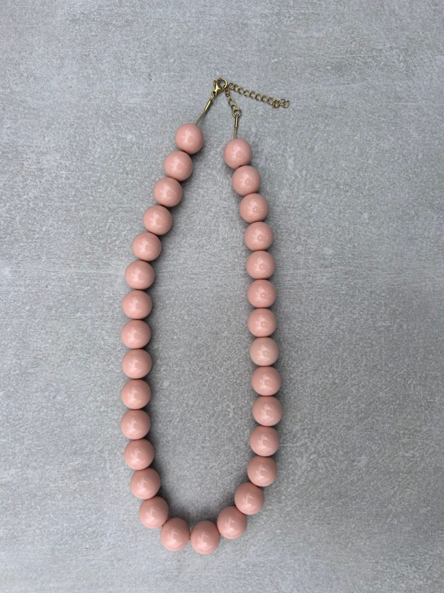 Candy ketting S 14mm- nude €12,50 Candy ketting S 14mm- nude