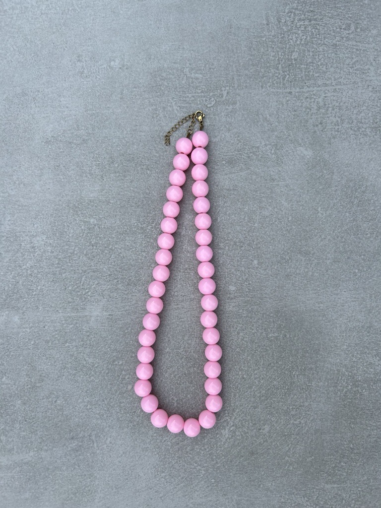 Candy ketting XS 12mm - lichtroze €10,- Candy ketting XS 12mm - lichtroze