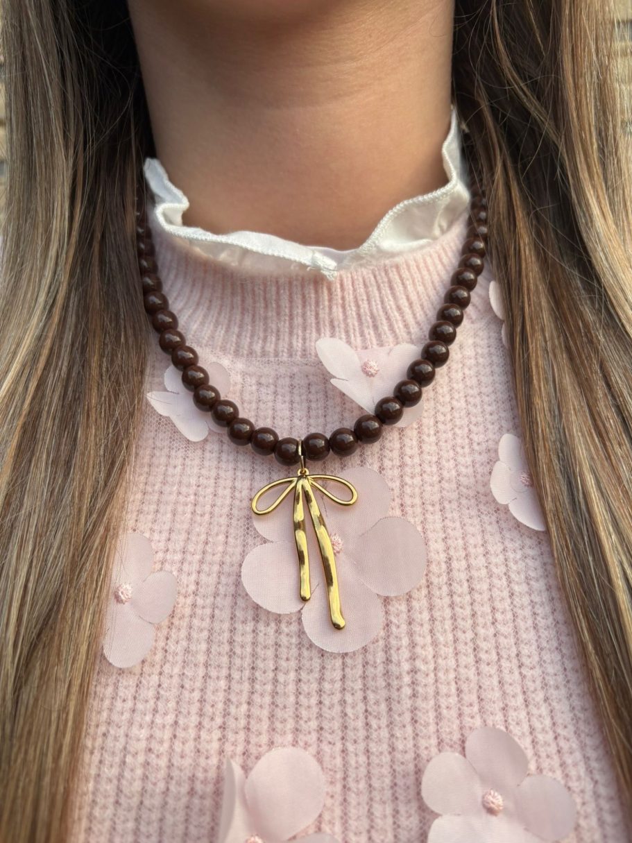 Madelief ketting bruin - 8mm €12,50 Madelief ketting bruin - 8mm