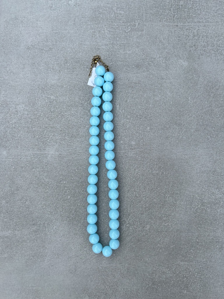 Candy ketting XS 12mm - blauw €10,- Candy ketting XS 12mm - blauw
